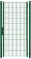 Preview: Gartentor 1-flügelig 1000mm Breite Moosgrün RAL 6005
