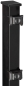 Preview: Zaunpfosten BLACKY Schwarz RAL 9005