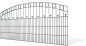 Preview: Schmuckzaun WIEN Anthrazit RAL 7016