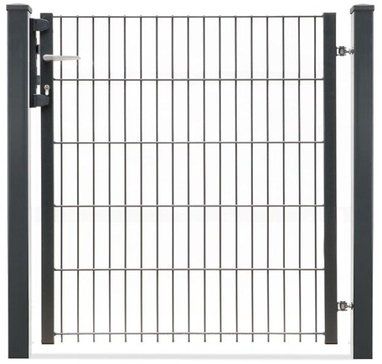 Gartentor 1-flügelig 1000mm Breite Anthrazit RAL 7016