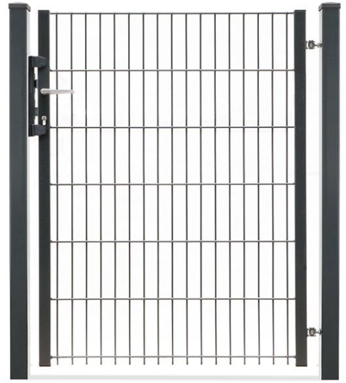 Gartentor 1-flügelig 1000mm Breite Anthrazit RAL 7016