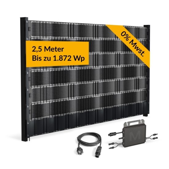 Sunbooster VERTICAL für 2,5 Meter Doppelstabmatte