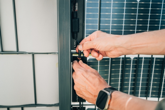 Sunbooster VERTICAL für 2 Meter Doppelstabmatte