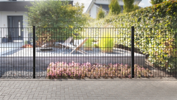 BLACKY Gitterzaun schwarz RAL 9005