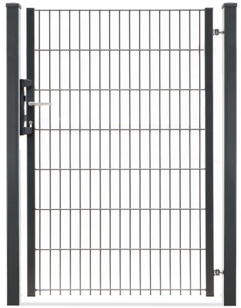 Gartentor 1-flügelig 1000mm Breite Anthrazit RAL 7016