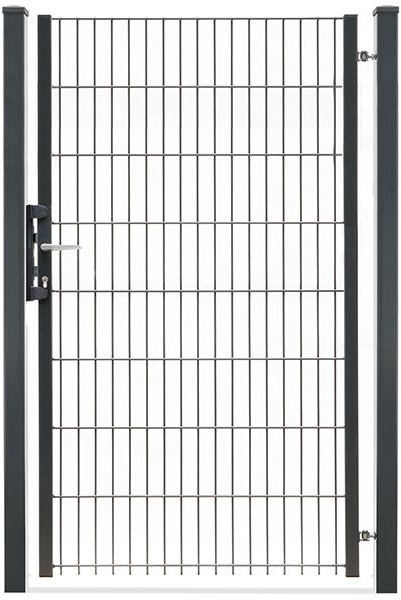 Gartentor - 1-flügelig - 1000mm Breite - Anthrazit - RAL 7016 - 1630