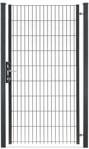 Gartentor 1-flügelig 1000mm Breite Anthrazit RAL 7016