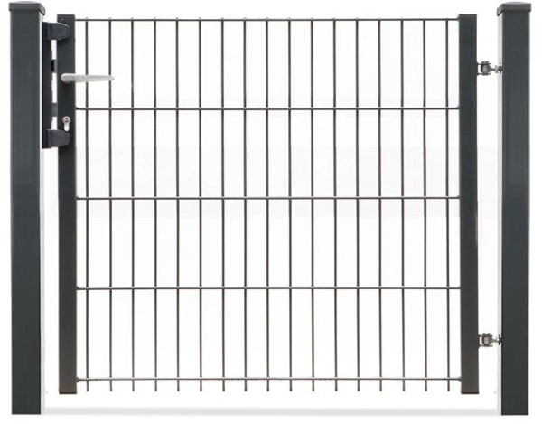 Gartentor 1-flügelig 1000mm Breite Anthrazit RAL 7016